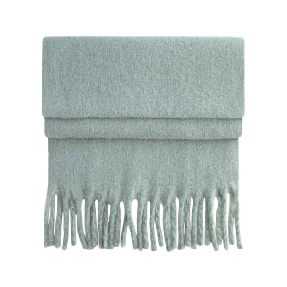 Beechfield Fluffy Scarf / Dusty Green